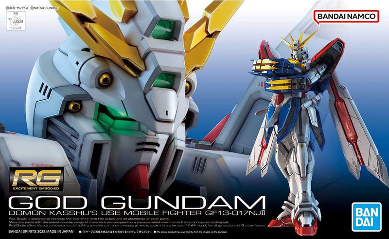 REAL GRADE (RG) 1/144 GF13-017NJII GOD GUNDAM - Model Kit > Collectable > Gunpla > Hobby -  Bandai