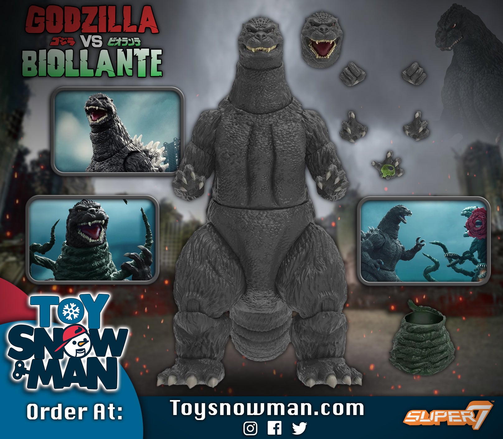 GODZILLA vs BIOLLANTE セット GODZILLA vs BIOLLANTE セット Godzilla/Toho Collectibles