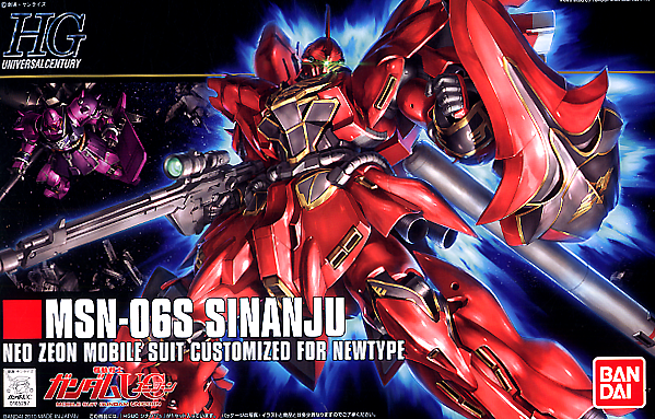 HGUC 1/144 - 116 MSN-06S Sinanju - Model Kit > Collectable > Gunpla > Hobby -  Bandai