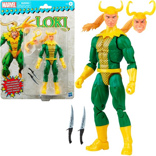 Marvel Legends Retro Loki 6-Inch (preorder) - Action & Toy Figures -  Hasbro