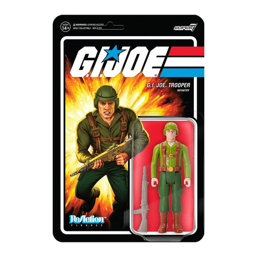 Super7 ReAction G.I. Joe Greenshirt Pink 3.75 Inch Action Figure - Action figure -  Super7