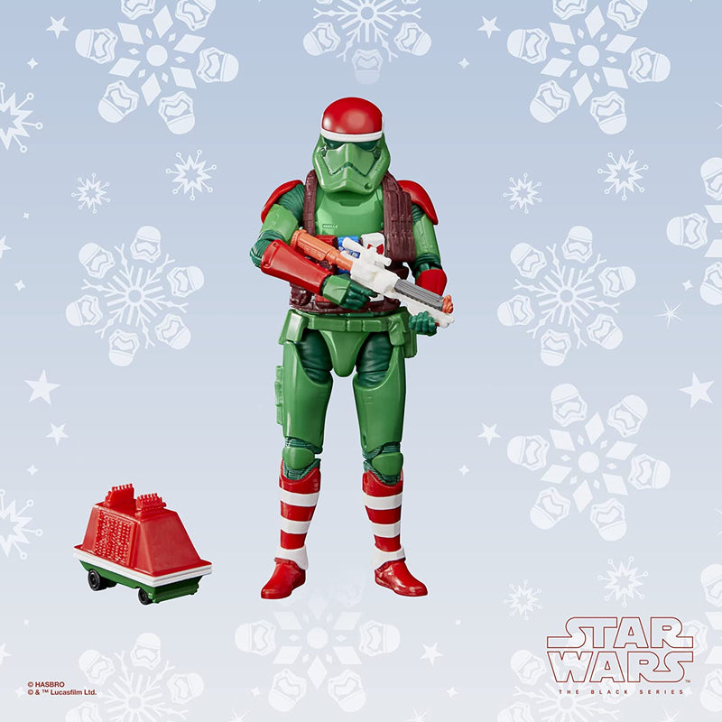Star Wars The Black Series First Order Stormtrooper - Holiday Edition - Exclusive Figure -  -  Hasbro