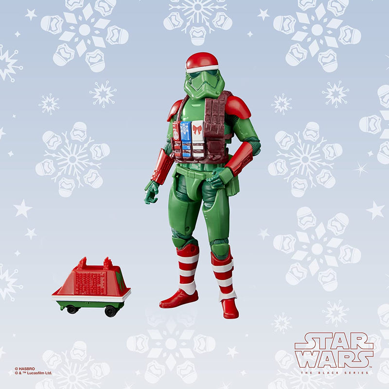 Star Wars The Black Series First Order Stormtrooper - Holiday Edition - Exclusive Figure -  -  Hasbro