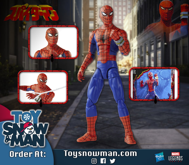 Marvel Legends Series Spider-Man, figurine Spider-Man japonais 60e