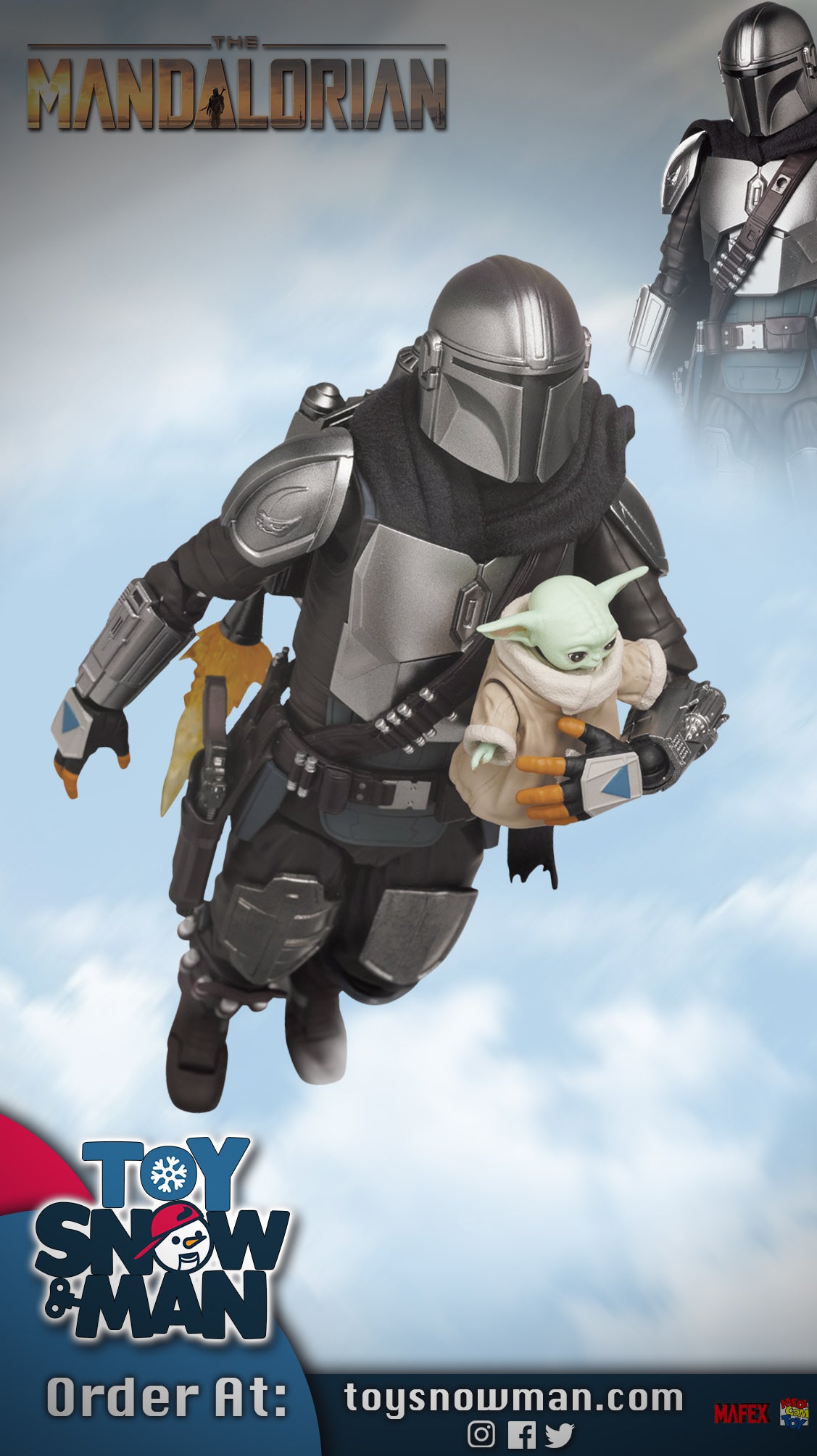 The Mandalorian MAFEX #200 The Mandalorian - Ver. 2.0 — Toy Snowman