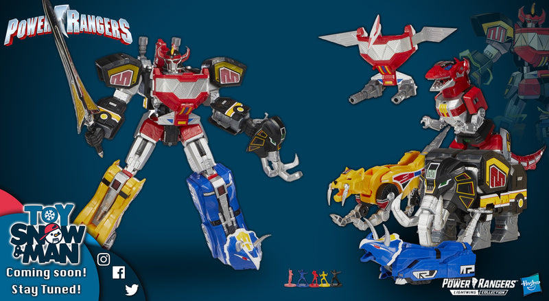 Power Rangers Lightning Collection Mighty Morphin Dino Megazord (preorder AUG) - Action & Toy Figures -  Hasbro