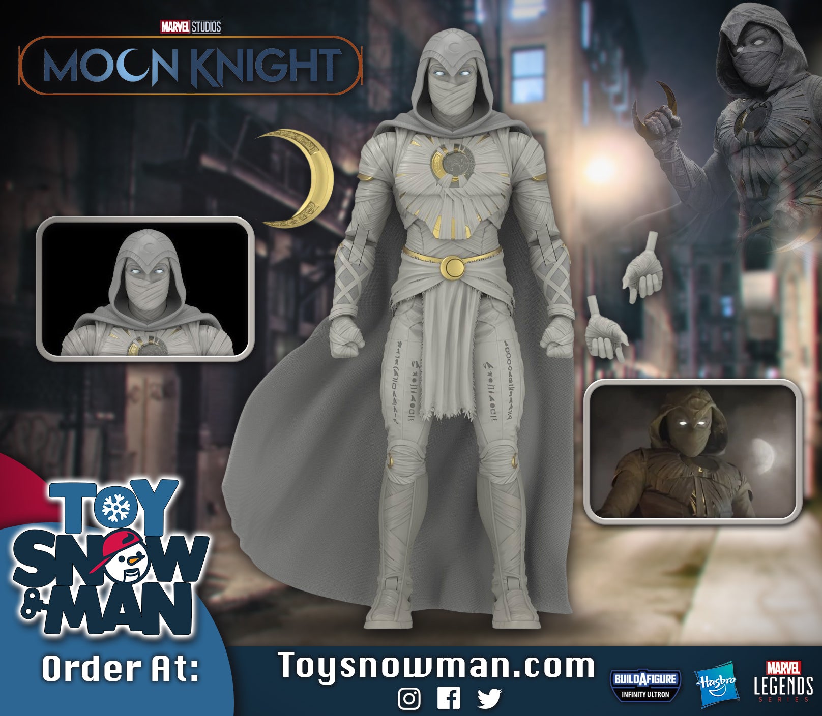 Marvel Legends Series Disney Plus Moon Knight (infinity Ultron BAF