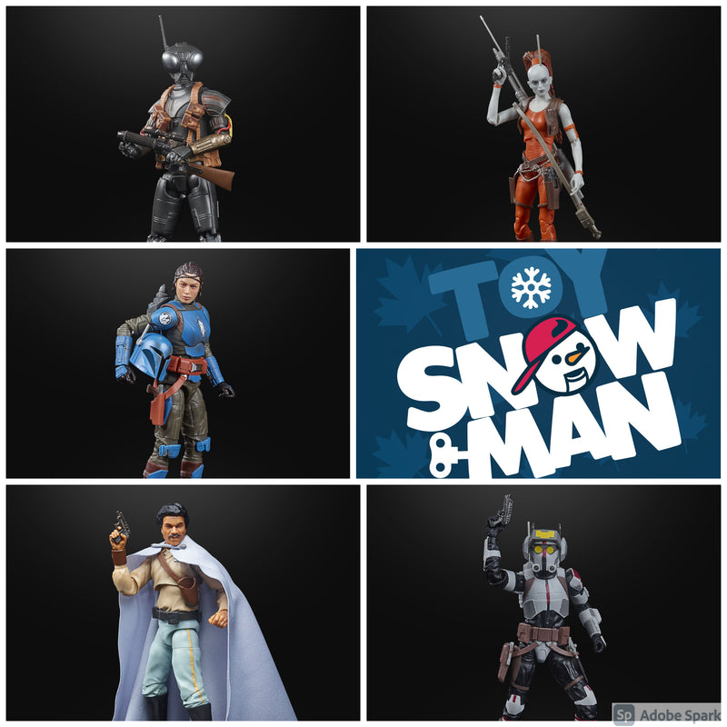 (preorder ETA Aug) Star Wars: The Black Series 6" Wave 40 Set of 5 Figures - Toy Snowman