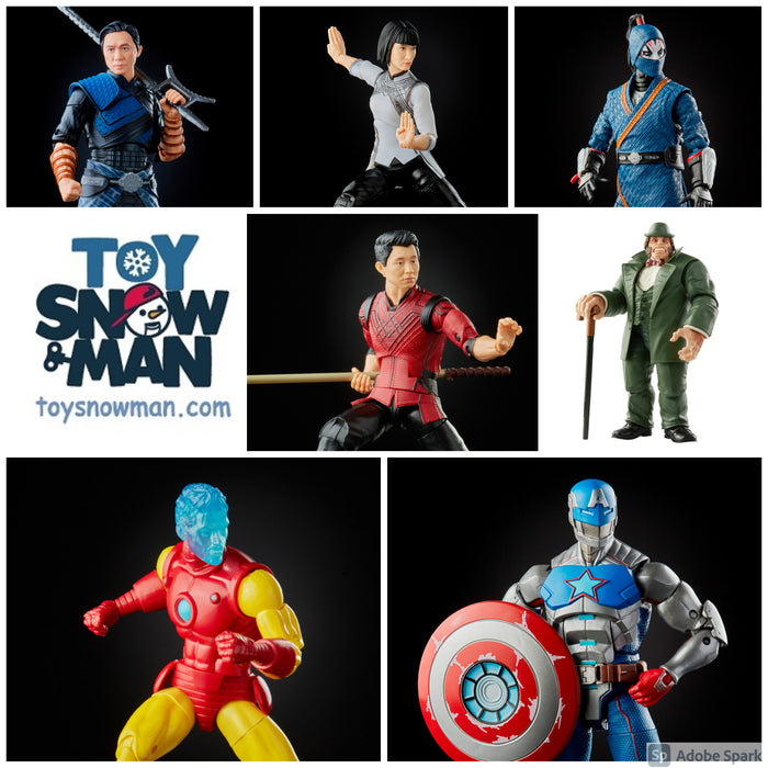 (preorder) Shang-Chi Marvel Legends Wave 1 Set of 6 Figures (Marvel's Mr. Hyde BAF) - Toy Snowman