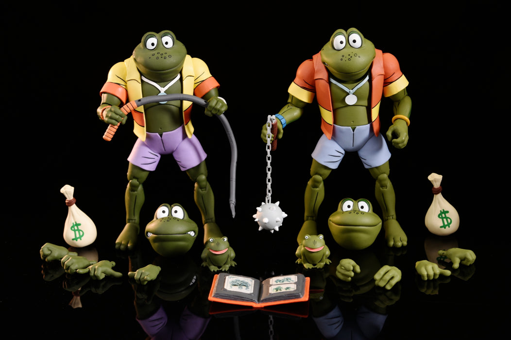 Teenage Mutant Ninja Turtles (Cartoon) - 7" Scale Action Figure - Napoleon & Atilla Frog 2 pack - Action figure -  Neca