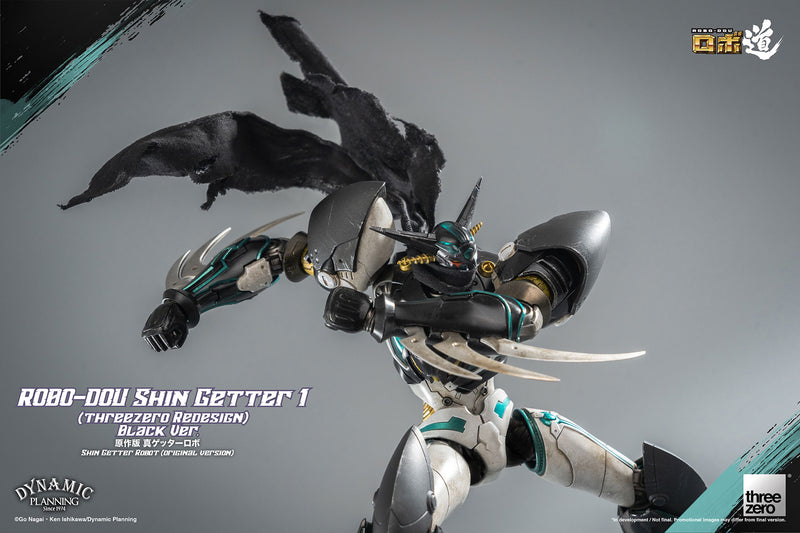 Shin Getter Robot（Original Version） ROBO-DOU Shin Getter 1 (threezero Redesign) Black Ver. (Preorder) - Action & Toy Figures -  ThreeZero