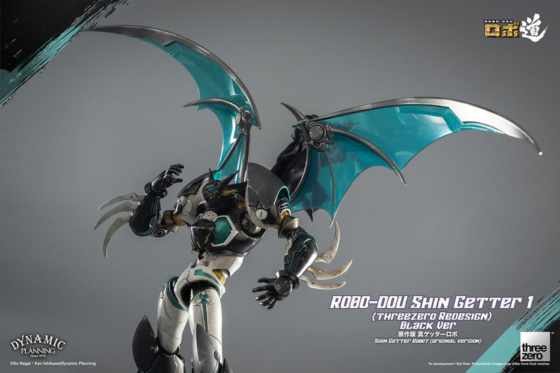 Shin Getter Robot（Original Version） ROBO-DOU Shin Getter 1 (threezero Redesign) Black Ver. (Preorder) - Action & Toy Figures -  ThreeZero