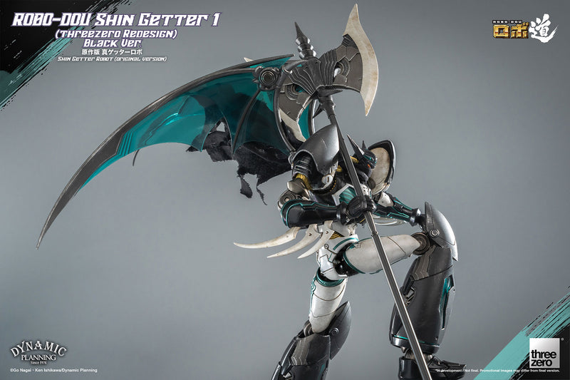 Shin Getter Robot（Original Version） ROBO-DOU Shin Getter 1 (threezero Redesign) Black Ver. (Preorder) - Action & Toy Figures -  ThreeZero