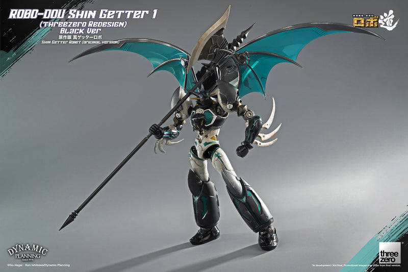 Shin Getter Robot（Original Version） ROBO-DOU Shin Getter 1 (threezero Redesign) Black Ver. (Preorder) - Action & Toy Figures -  ThreeZero