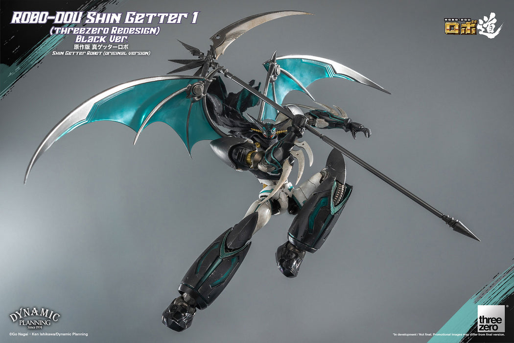 Shin Getter Robot（Original Version） ROBO-DOU Shin Getter 1 (threezero Redesign) Black Ver. (Preorder) - Action & Toy Figures -  ThreeZero