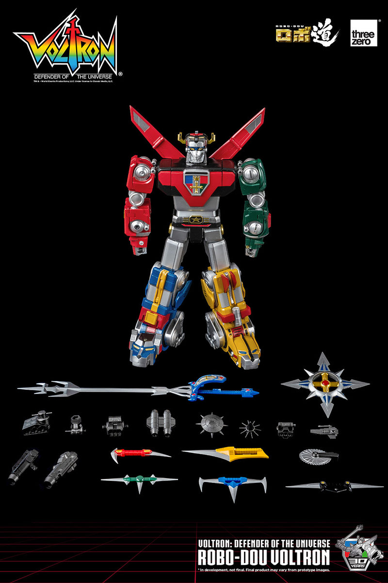 Voltron: Defender of the Universe ROBO-DOU Voltron (Preorder ETA: OCT2022) - Action figure -  ThreeZero