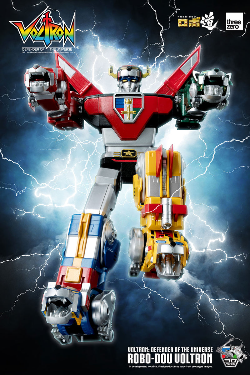 Voltron: Defender of the Universe ROBO-DOU Voltron (Preorder ETA: OCT2022) - Action figure -  ThreeZero