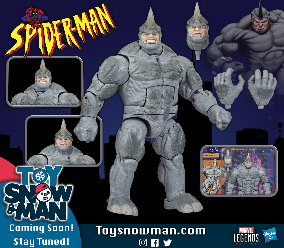 Marvel Legends Spider-Man Rhino Retro — Toy Snowman