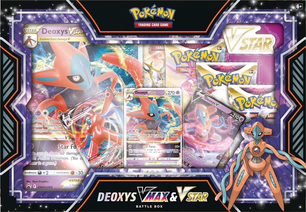 Pokémon TCG: Deoxys/Zeraora VMAX & VSTAR Battle Box - Card Games > Collectables > TCG > CCG -  Pokemon TCG