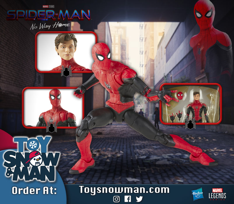 Marvel Legends Series Upgraded Suit Spider-Man - Exclusive - Action & Toy Figures -  Hasbro