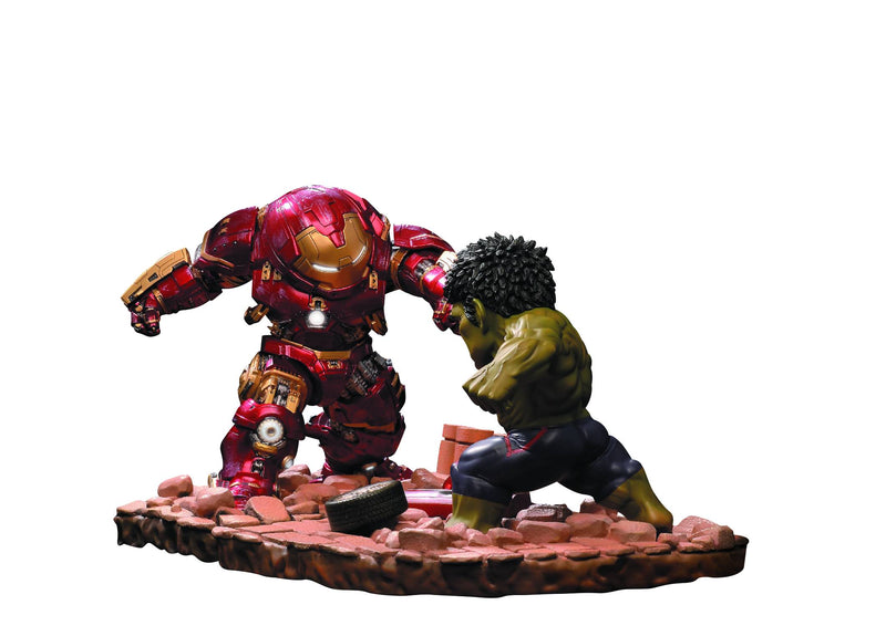 AVENGERS AOU EGG ATTACK 021 HULKBUSTER VS HULK STATUE - statue -  Beast Kingdom