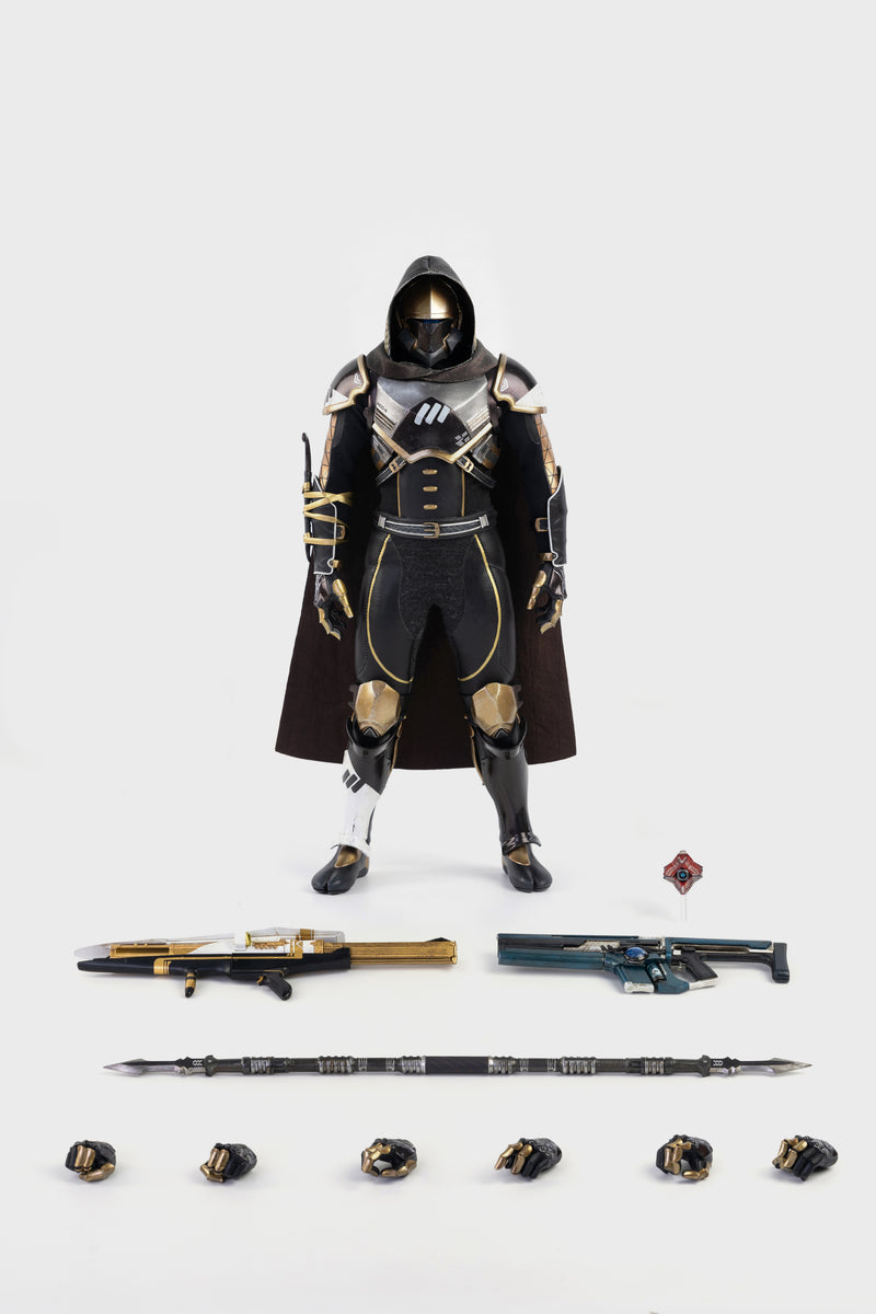 DESTINY 2 HUNTER SOVEREIGN GOLDEN TRACE SHADER 1/6 FIGURE - Toy Snowman