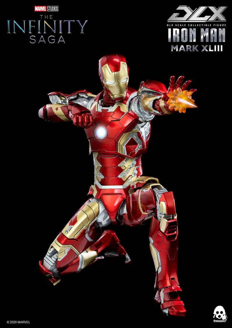 AVENGERS INFINITY SAGA IRON MAN MK43 DLX 1/12 SCALE - Action figure -  ThreeZero