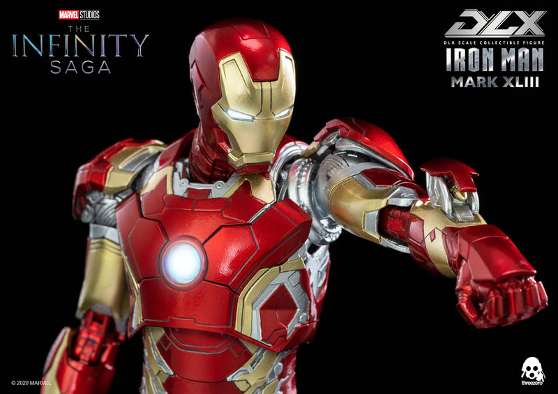 AVENGERS INFINITY SAGA IRON MAN MK43 DLX 1/12 SCALE - Action figure -  ThreeZero