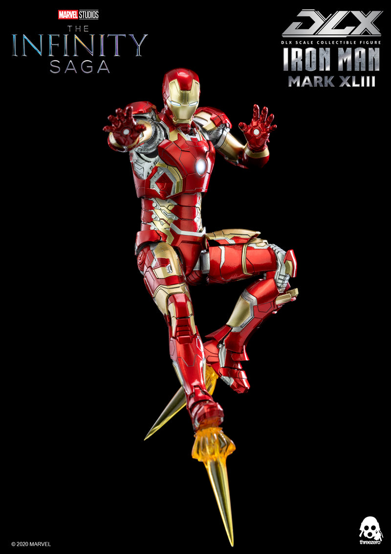 AVENGERS INFINITY SAGA IRON MAN MK43 DLX 1/12 SCALE - Action figure -  ThreeZero