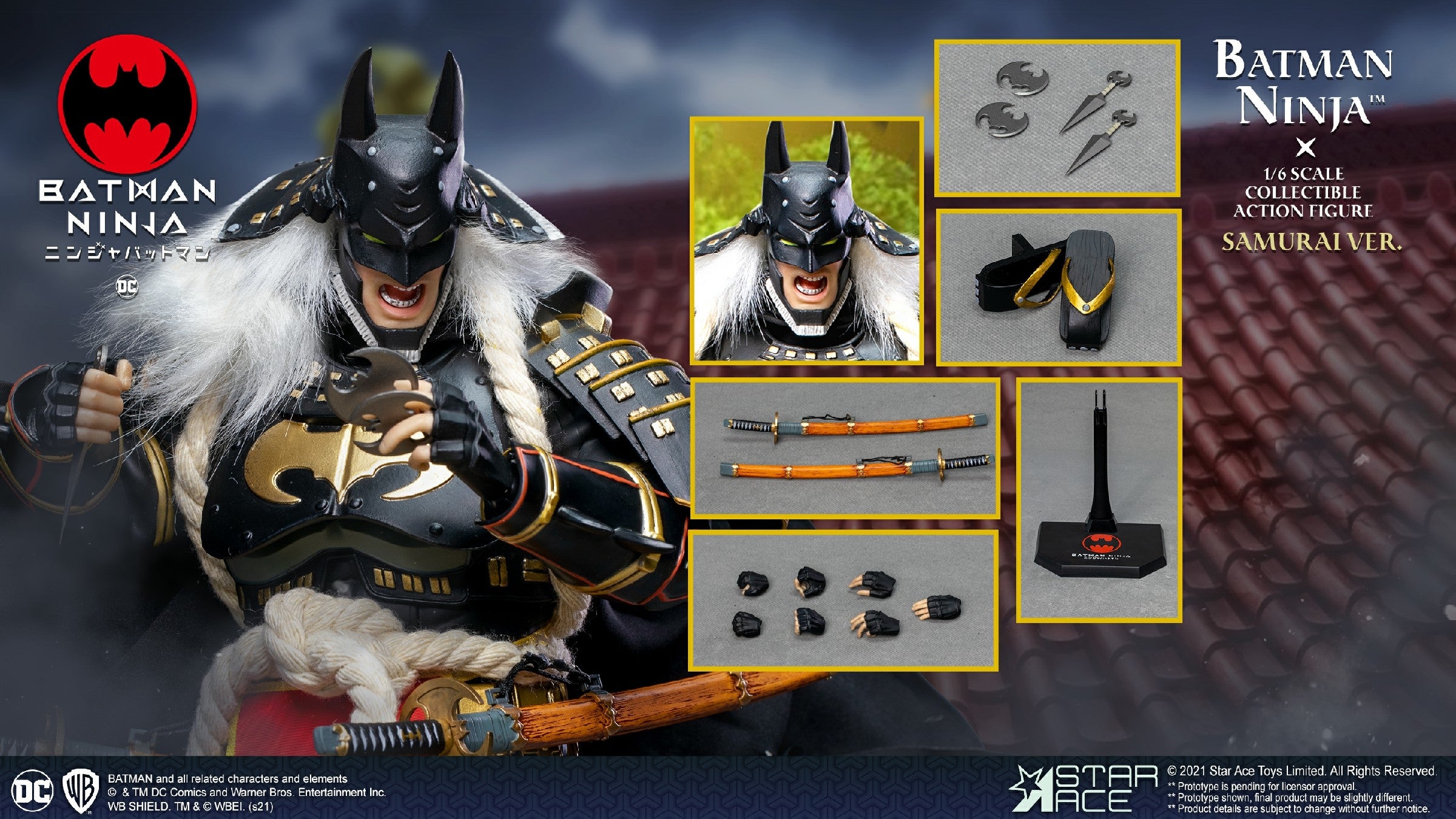 BATMAN NINJA 2.0 SAMURAI Deluxe Version With Horse 1/6 — Toy Snowman