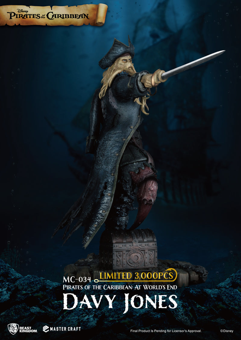 PIRATES O/T CARIBBEAN WORLDS END MC-034 DAVY JONES STATUE - statue -  Beast Kingdom
