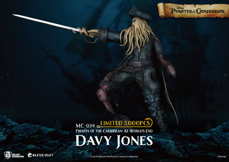 PIRATES O/T CARIBBEAN WORLDS END MC-034 DAVY JONES STATUE - statue -  Beast Kingdom
