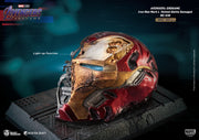 AVENGERS ENDGAME MC-038 IRON MAN HELMET BATTLE DAMAGE STATUE — Toy Snowman