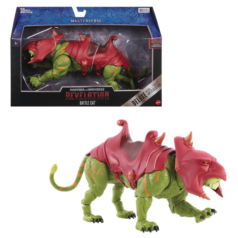 Battle Cat Masters of the Universe: Revelation Masterverse Deluxe - Action figure -  mattel