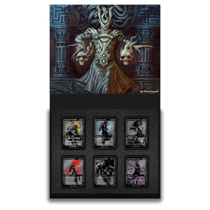 MAGIC THE GATHERING - PX LIMITED EDITION PLANESWALKERS 6PC GIFT SET - PINFINITY - accessory -  PINFINITY