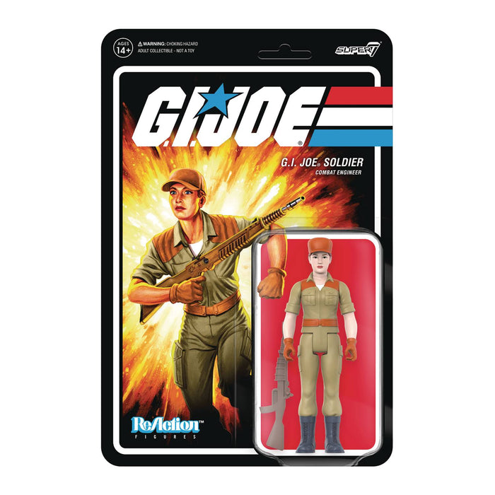 GI JOE W3A FEMALE SOLDIER SHORT RIFLE PINK REACTION - Action & Toy Figures -  Super7