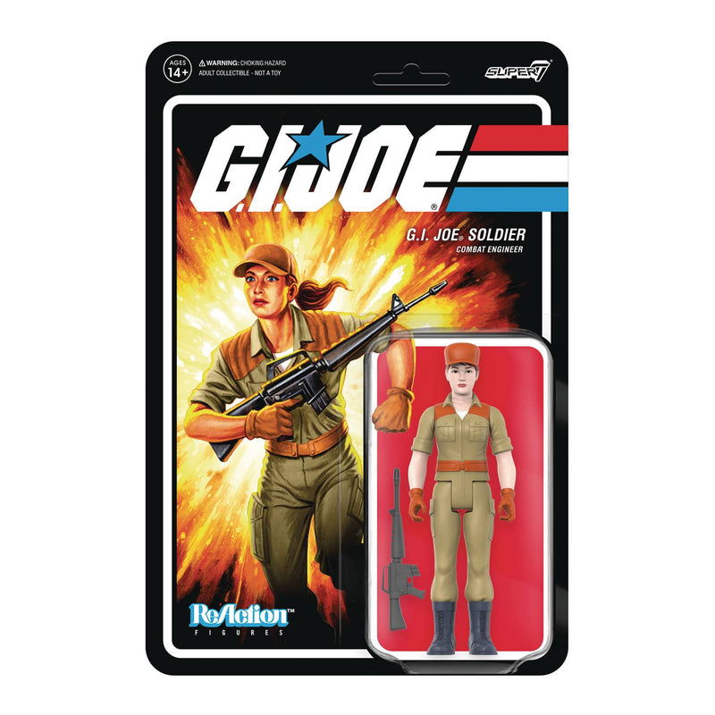 GI JOE W3A FEMALE SOLDIER PONY M16 PINK REACTION - Action & Toy Figures -  Super7