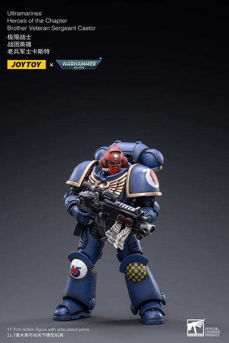 Warhammer 40K - Ultramarines - Brother Veteran Sergeant Castor - Action figure -  Joy Toy