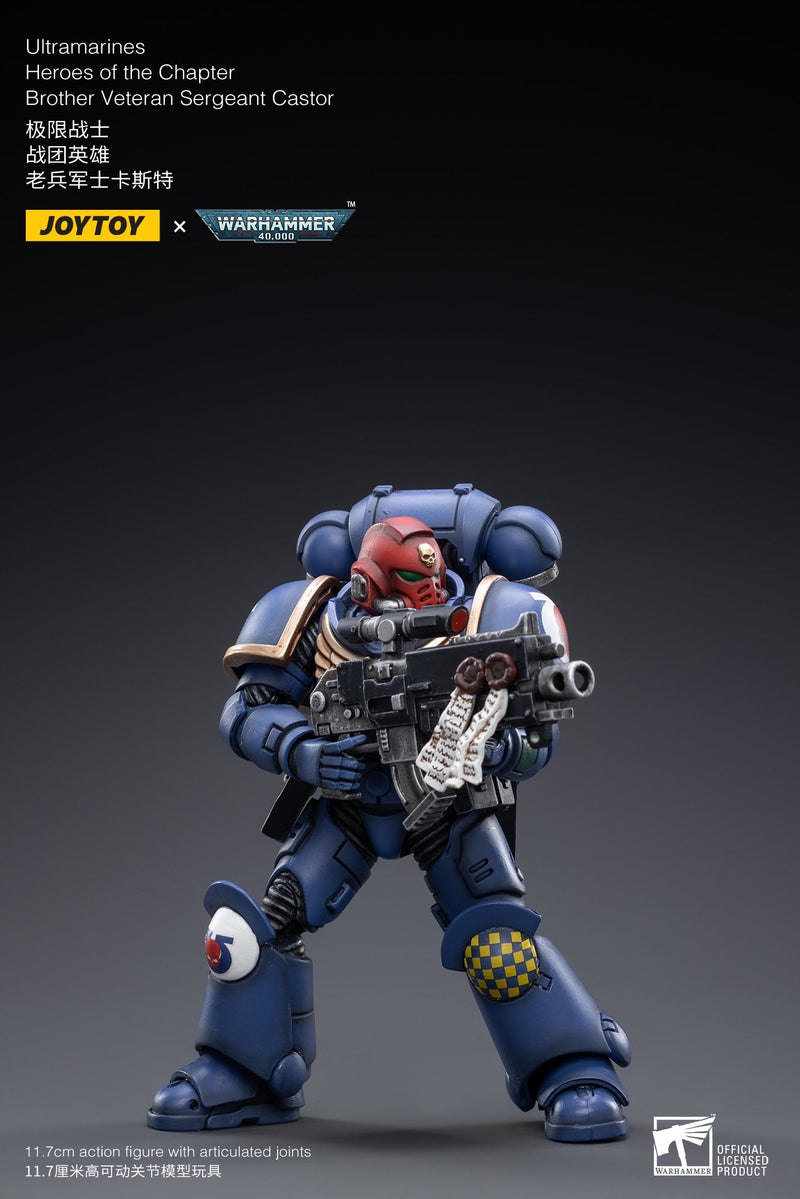Warhammer 40K - Ultramarines - Brother Veteran Sergeant Castor - Action figure -  Joy Toy