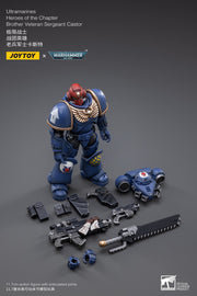 Warhammer 40K - Ultramarines - Brother Veteran Sergeant Castor - Action figure -  Joy Toy