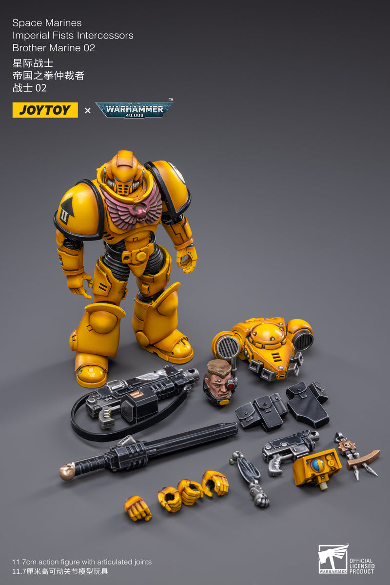Warhammer 40K - Imperial Fists - Intercessor Marine - Action & Toy Figures -  Joy Toy