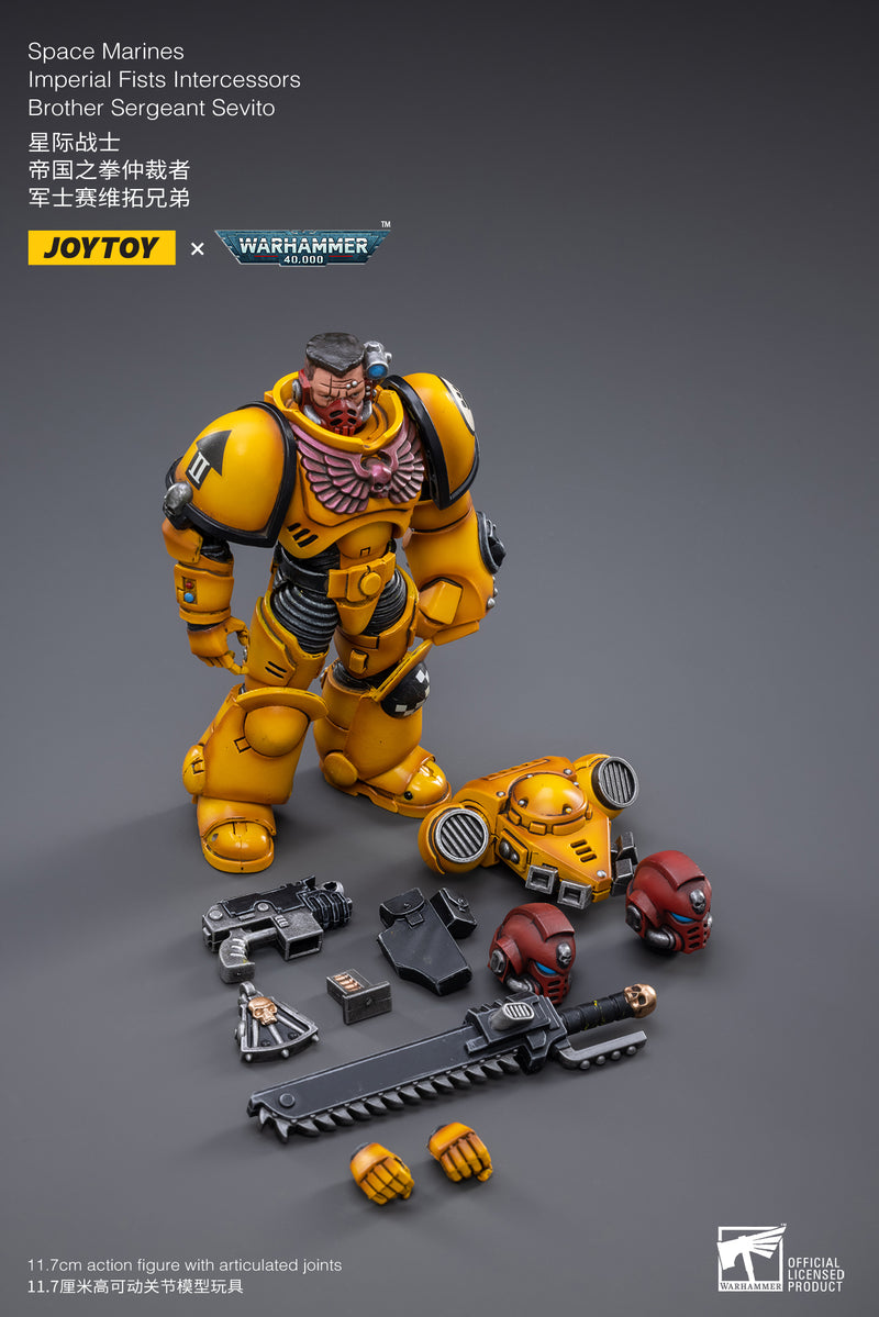 Warhammer 40K - Imperial Fists - Intercessor Sergeant Sevito - Action & Toy Figures -  Joy Toy