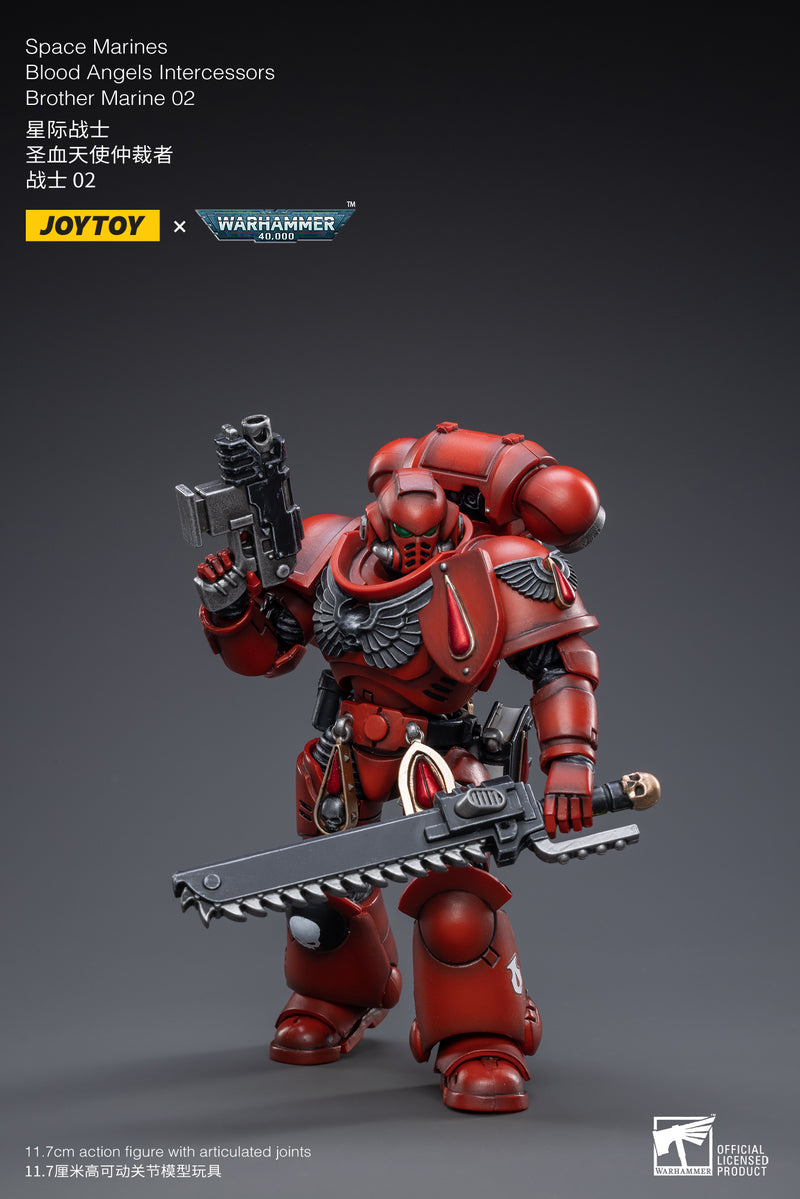 Warhammer 40K - Blood Angels - Intercessors Marine 02 - Action & Toy Figures -  Joy Toy