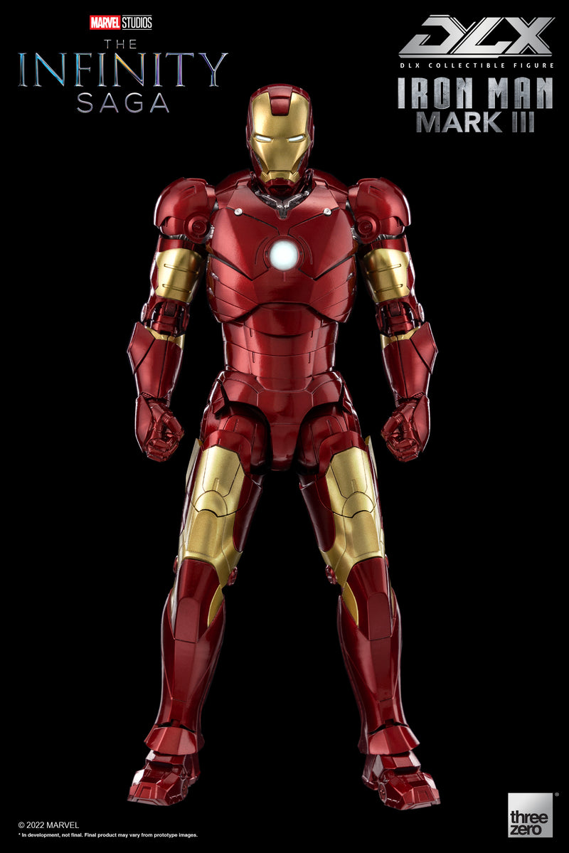 IRON MAN MARK 3 - MARVEL INFINITY SAGA DLX 1/12 SCALE (Preorder DEC 2023) - Action figure -  ThreeZero