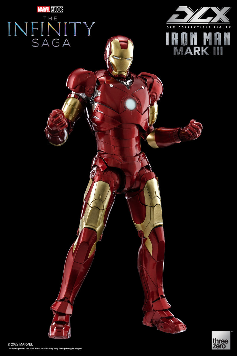 IRON MAN MARK 3 - MARVEL INFINITY SAGA DLX 1/12 SCALE (Preorder DEC 2023) - Action figure -  ThreeZero