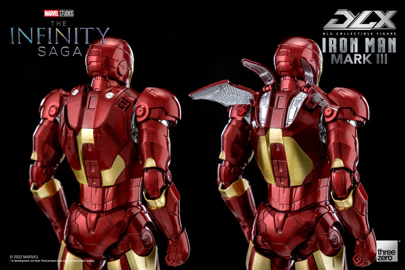 IRON MAN MARK 3 - MARVEL INFINITY SAGA DLX 1/12 SCALE (Preorder DEC 2023) - Action figure -  ThreeZero