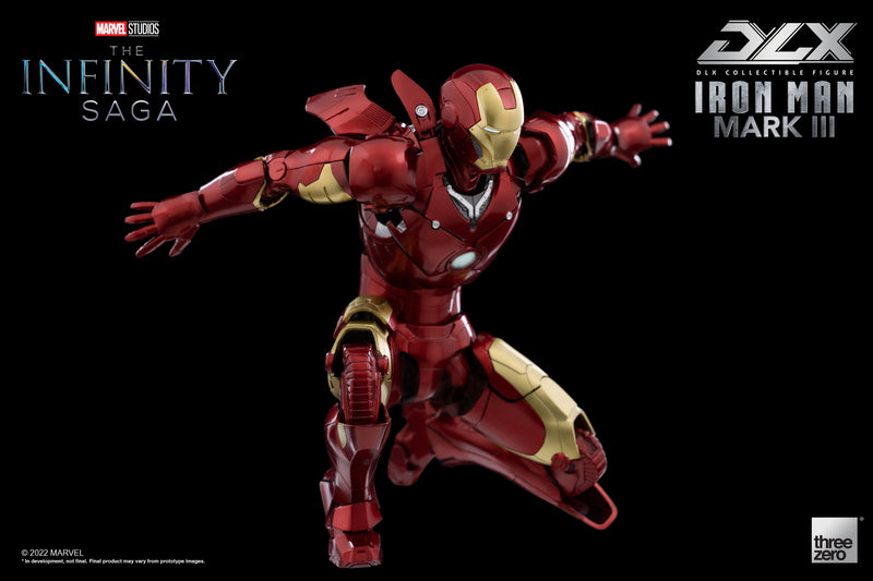 IRON MAN MARK 3 - MARVEL INFINITY SAGA DLX 1/12 SCALE (Preorder DEC 2023) - Action figure -  ThreeZero