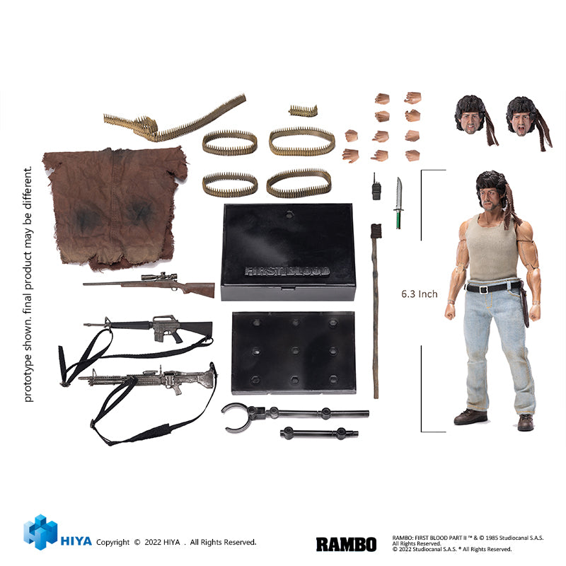 RAMBO FIRST BLOOD EXQUISITE SUPER SERIES (preorder) - Collectables > Action Figures > toys -  HIYA TOYS