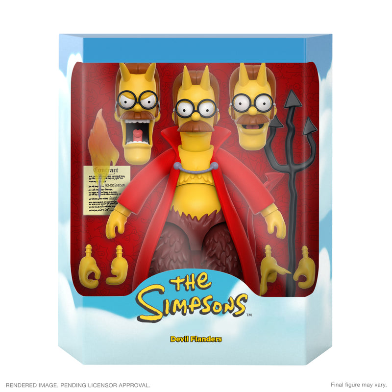 ULTIMATES SIMPSONS WAVE 4 DEVIL FLANDERS (preorder) - Collectables > Action Figures > toys -  Super7