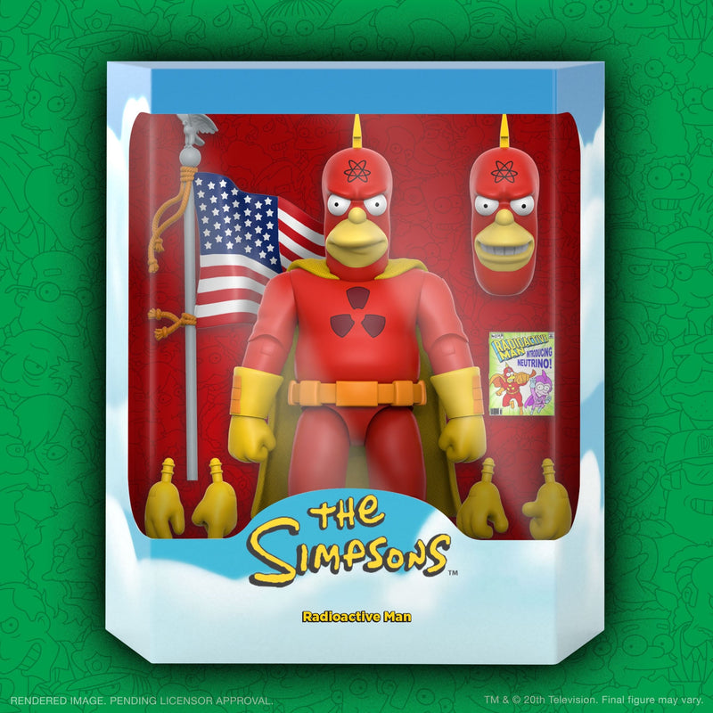 ULTIMATES THE SIMPSONS WAVE 4 RADIOACTIVE MAN (preorder) - Collectables > Action Figures > toys -  Super7